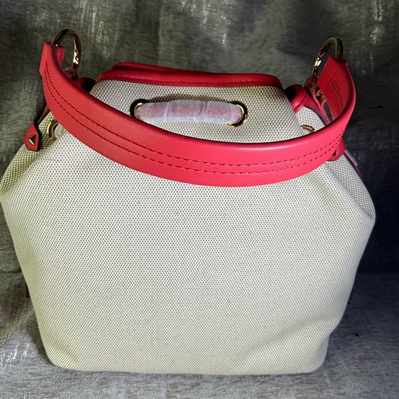 Michael Kors Red and Cream Shoulder Bag - Picture 6 of 10